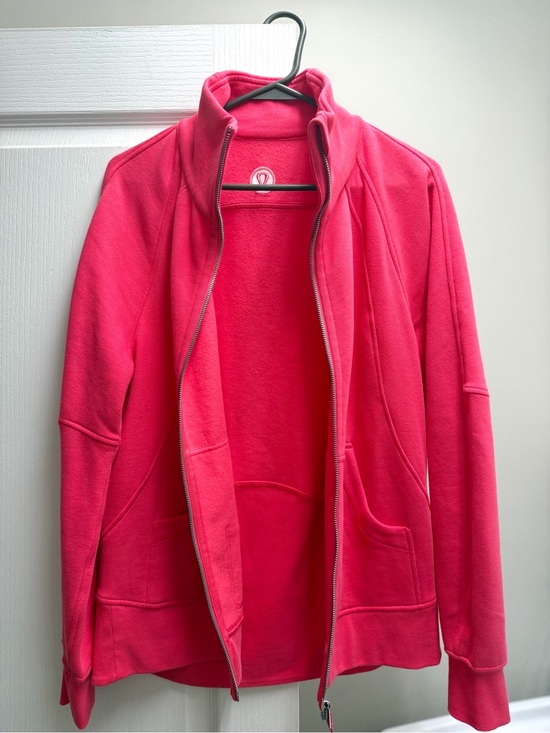 lululemon athletica Jackets & Blazers - Lululemon Scuba Jacket (Funnel Neck) in Lipstick or Prazzi Pink